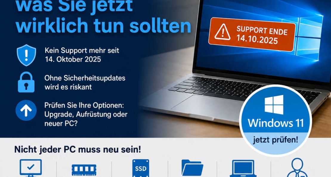 Windows 10 ist abgelaufen – was Sie jetzt wirklich tun sollten